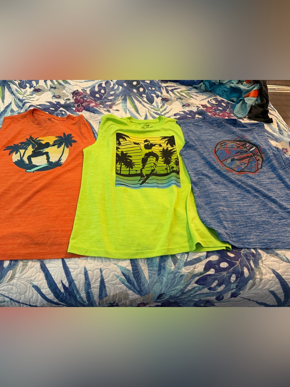 TekGear Boys Large Athletic Tank Lot